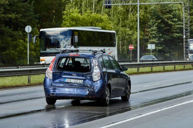 Haziran 2019'da Riga, Letonya'da bir otoyolda meydana geldi.