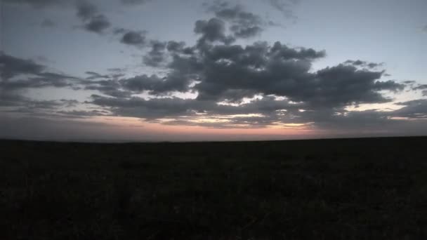 Sonnenaufgang Auf Dem Bermamyt Plateau Kaukasus Russland — Stockvideo