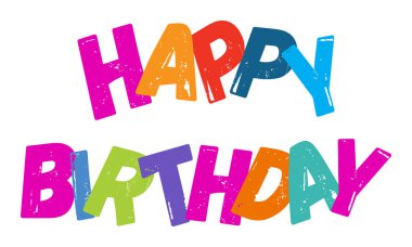 Cesur, çok renkli, el yazısıyla yazılmış harfler 