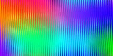 Turuncudan mora doğru tam spektrumlu dikey çizgilere sahip canlı bir soyut arkaplan..
