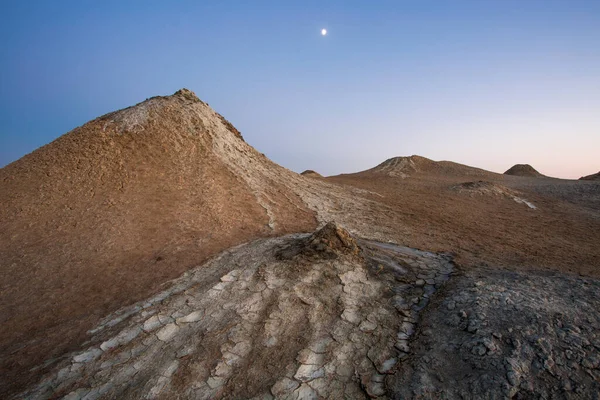 Aktive Schlammvulkane Der Wüste Gobustan Aserbaidschan — Stockfoto