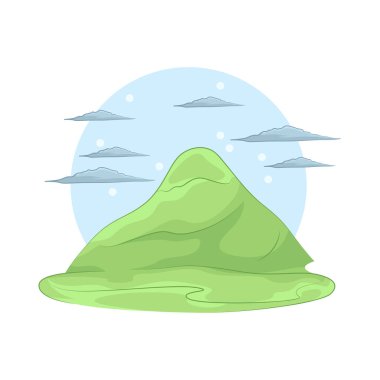 Dünyaları sembolize eden, görkemli manzaraları ve güzelliği ve dengeyi korumanın önemini simgeleyen doğal bir kara parçası..