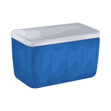 A fish box is a container used to store and keep caught fish fresh during a fishing trip.