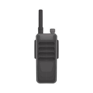 A walkie talkie is a handheld radio used for short-range communication between officers.