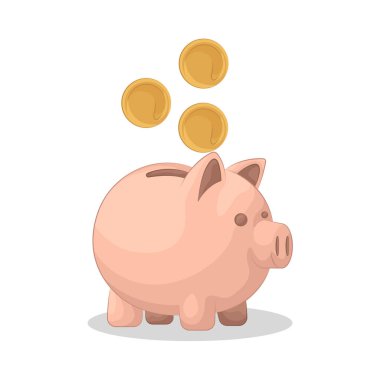 Para biriktirmek için bir konteynır, gelecek kullanım için para ayırmayı sembolize ediyor.