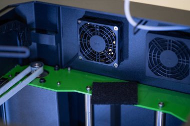 İçeriden 3D yazıcı yapısı