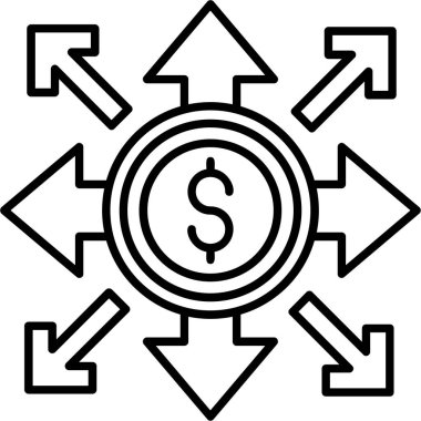 para simgesi vektör illüstrasyonu