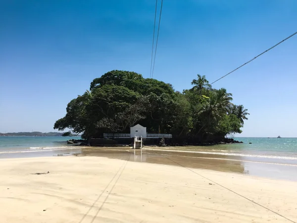 Île Taprobane Weligama Bay Beach Sri Lanka — Photo