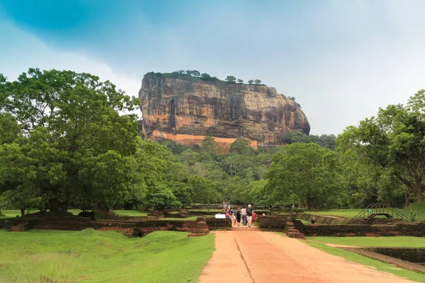 Fortaleza Roca León Sigiriya Sri Lanka —  Fotos de Stock