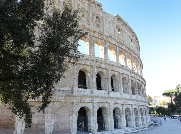 Vista Del Coliseo Roma Italia Europa —  Fotos de Stock