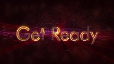 Black Friday Sale, with Get Ready message, loop video