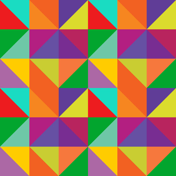 бесшовный абстрактный красочный фон треугольников
