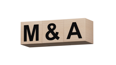 M & A - birleşme ve satın almalar için bekleyen konsept. Şeffaf arkaplana sahip PNG dosyalarını destekler.