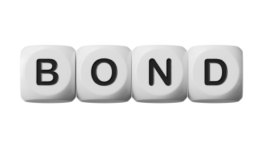 Tahta bloklarla kelime bağı. Seçici odaklanma. Tahta zarların kapatılması, İş Konsepti. Şeffaf arkaplan içeren PNG dosyalarını yükseltir.