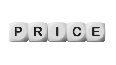 Fiyat sembolü. Kelime fiyatıyla ahşap zar. Fiyat konsepti. Boşluğu kopyala. Tahta zarları kapat, İş Konsepti. Şeffaf arkaplan içeren PNG dosyalarını gönderir.