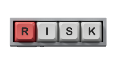 Kopya alanı olan tahta küplere kelime riski. Ahşap elementlerin kapatılması, İş Konsepti. Şeffaf arkaplan içeren PNG dosyalarını yükseltir.