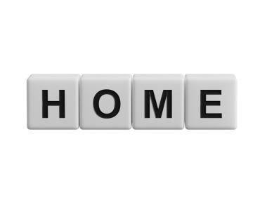 Ev ahşap küplerin yazılışı. Düz görünüm tahta küp düğmeleri üzerinde. IT teknolojisi kavramı. Şeffaf arkaplan PNG dosyalarını destekler..