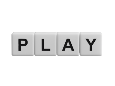 Kelime oyunu konsepti. Minimalist Soyut Tasarım. Tahta küpleri kapatın, Business Concept. Şeffaf arkaplan içeren PNG dosyalarını destekler.