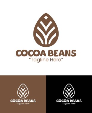 Çevreye duyarlı şekerlemeler, özel dükkanlar ve sürdürülebilir ürün hatları için minimal organik bir logo..