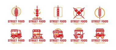 10 sokak yiyecek logosundan oluşan bir koleksiyon. Yemek kamyonları, yerel lokantalar ya da kentsel gıda pazarları için mükemmel. Bu logolar modern ve minimalist tasarımlarla sokak yiyeceklerinin enerji ve kültürünü yansıtıyor..