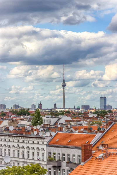 Skyline of Berlin city with tv tower, Germany