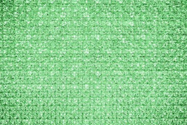 绿色薄荷晶莹质感背景。闪闪发光的灯光 — 图库照片
