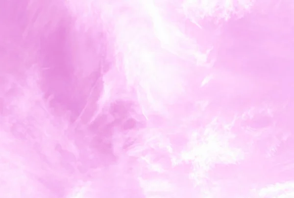 Růžová obloha s cirro kupovité mraky. Vypadá to jako Mramorová Textura — Stock fotografie