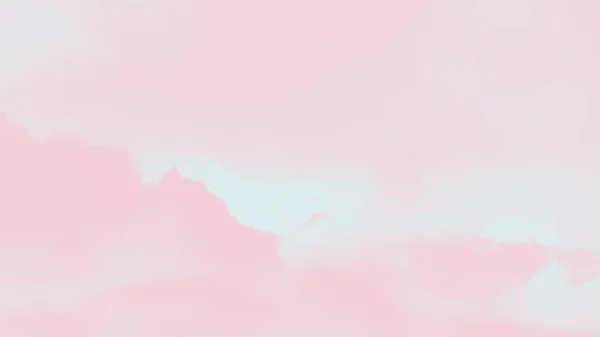 Pastellrosa Suddig Panorama Bakgrund Mild Mjuk Himmel — Stockfoto