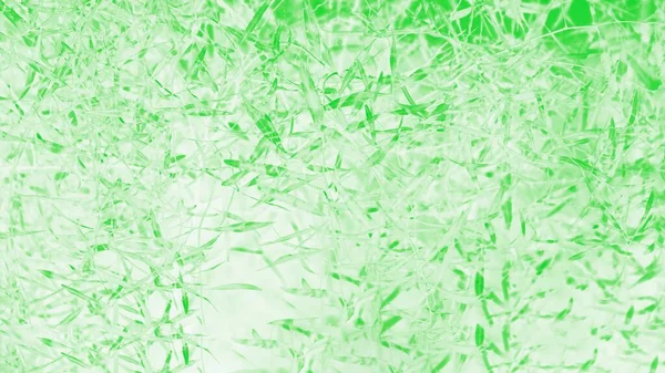 Zielone Rozmazane Abstrakcyjne Tło Wzorem Liści Panorama — Zdjęcie stockowe