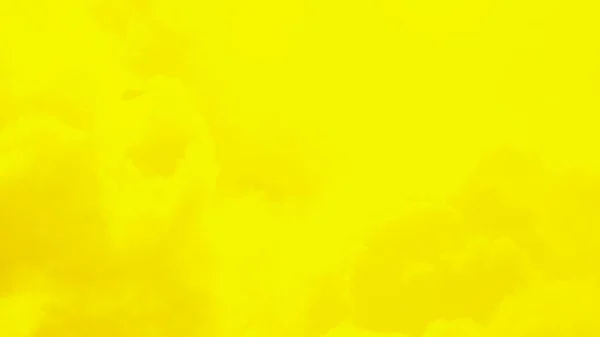 Yellow abstract background with clouds pattern, panoramic format