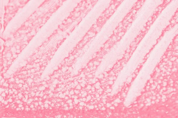 Metal Patchy Pink Coral Color Surface Background Stripes Blurred Background — Stock Photo, Image