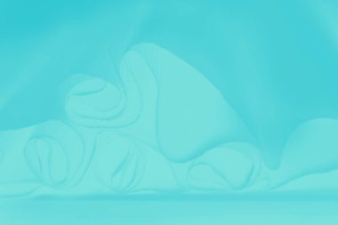 Soluk, yumuşak, narin turkuaz, soyut arkaplan.