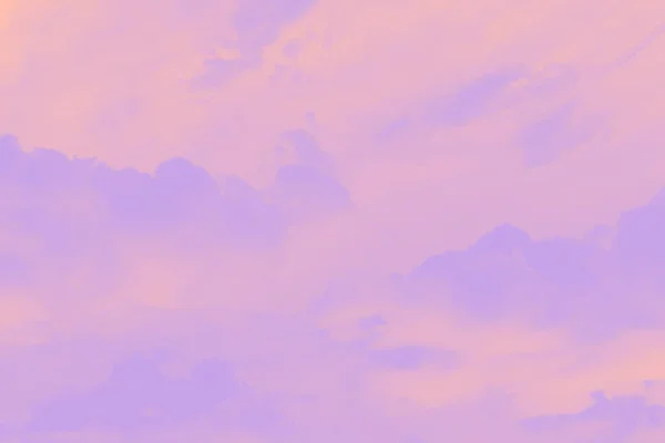 Прекрасне Небо Фіолетовими Хмарами Тоноване Фото — стокове фото