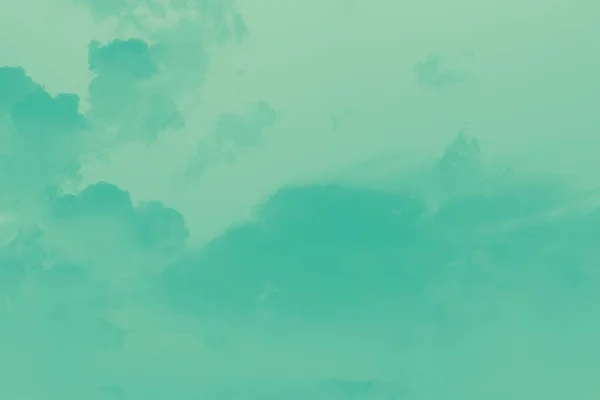 Ανοιχτό Σμαραγδένιο Πράσινο Και Μέντα Ουρανό Χρώμα Παστέλ Φόντο Τονισμένο — Φωτογραφία Αρχείου