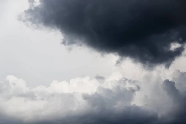 Dramatic Black Gray Clouds Sky Dark Cloudy Sky — Stock Photo, Image