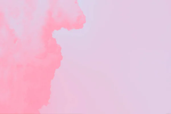 Размытое Розовое Облако Бледно Розовом Фоне Неба Копирование Пространства — стоковое фото