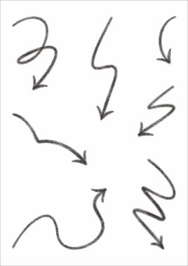 elle çizilmiş ok koleksiyonu