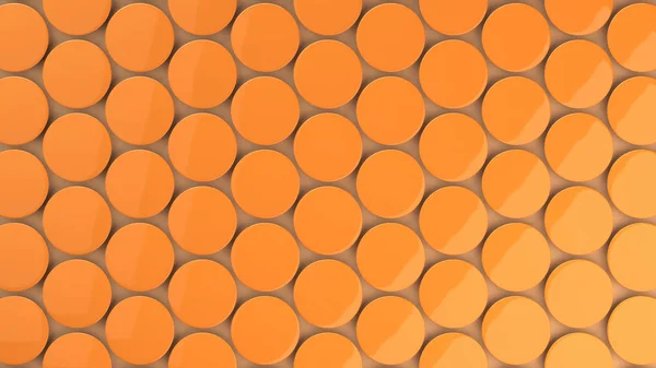 Prázdné Oranžové Odznak Pozadí Maketa Tlačítko Pin Vykreslování Obrázku — Stock fotografie