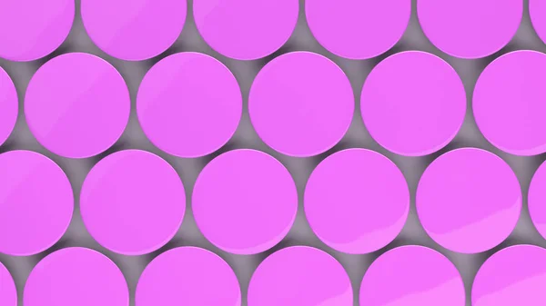 Пустой Фиолетовый Значок Белом Фоне Макет Булавочной Кнопки Рендеринг — стоковое фото