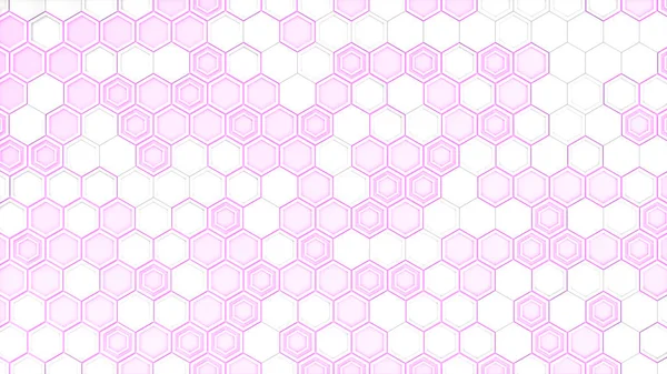 Abstract Background Made White Hexagons Purple Glowing Background Wall Hexagons — Stock Photo, Image