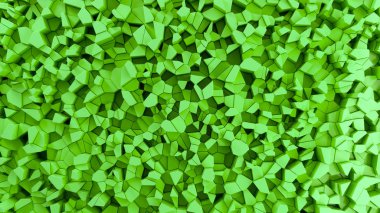 Yeşil yüzey çatlak. 3d arka plan. 3D render illüstrasyon