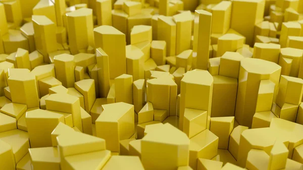 Жовта Переломна Поверхня Абстрактний Фон Ілюстрація Рендеринга — стокове фото