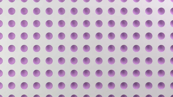 Weiße Oberfläche Mit Einem Muster Purpurfarbener Einbuchtungen Der Halbkugel Abstrakter — Stockfoto