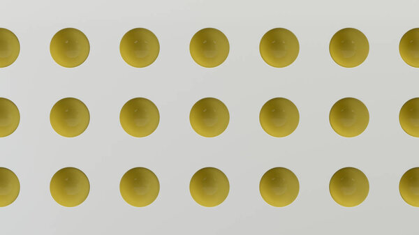 Белая поверхность с рисунком отступов красного полушария. Абстрактный фон. 3D-рендеринг
.