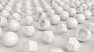 Desen beyaz yüzeyi beyaz temel öğeler