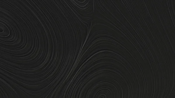 Siyah Arka Plan Üzerine Siyah Dizeleri Düzgün Curles Geometrik Arka — Stok fotoğraf