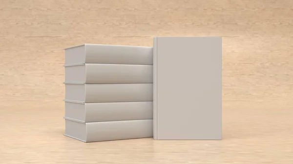 Mockup of blank vertical book — Stock Photo, Image