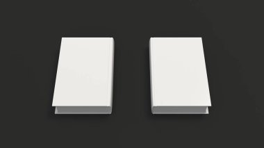 Mockup boş dikey kitap