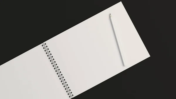 Άλμπουμ, σχέδιο με μολύβι — Φωτογραφία Αρχείου