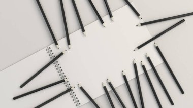 Çizim albüm kalemler ile